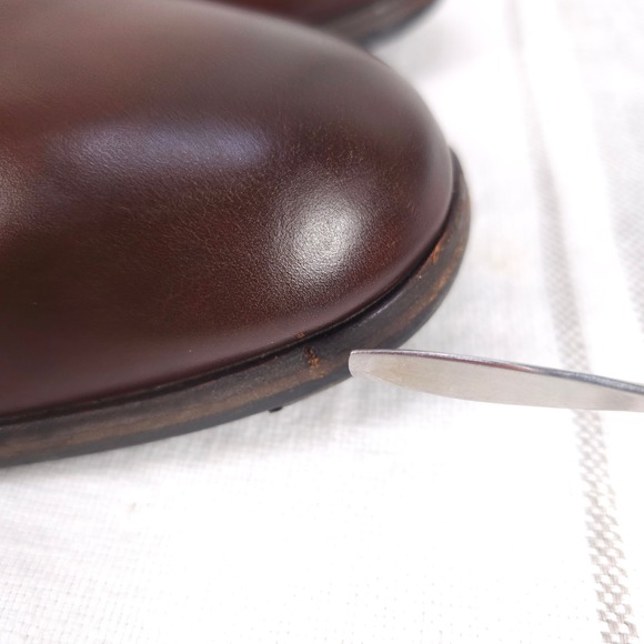 Wolf + Shepherd Oxford Dress Shoes Mens 13 Senna Wingtip Brogue Brown Leather - Picture 12 of 16